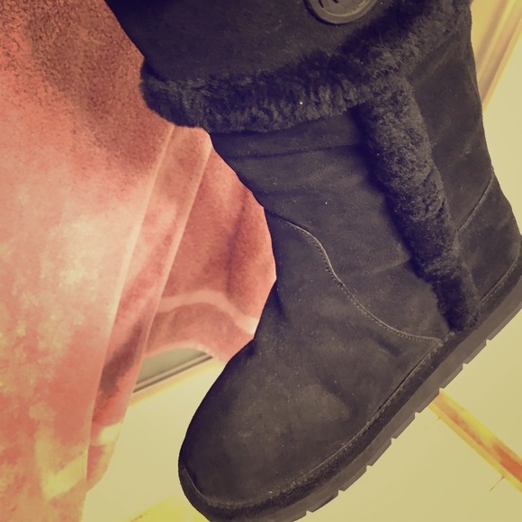 ❤️❤️ Michael Kors suede Sherpa boots Sz 8 EU Sz 39 - Picture 5 of 8